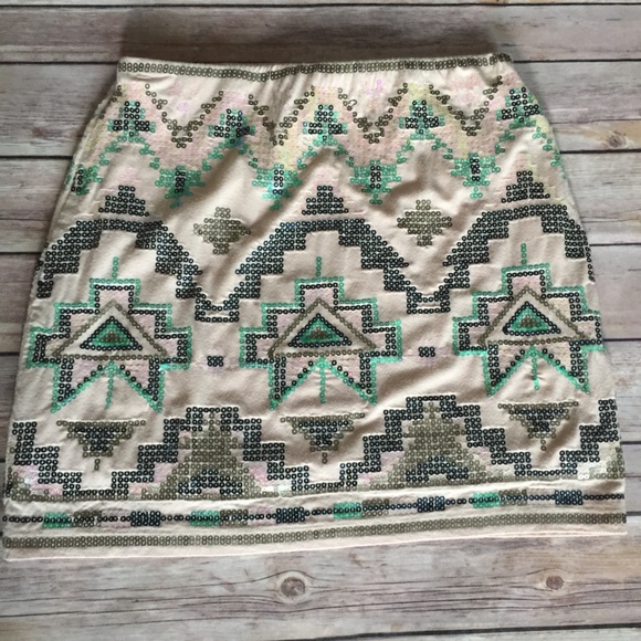 Women's Tobi Sequined Mini Skirt Size Small - Picture 3 of 4
